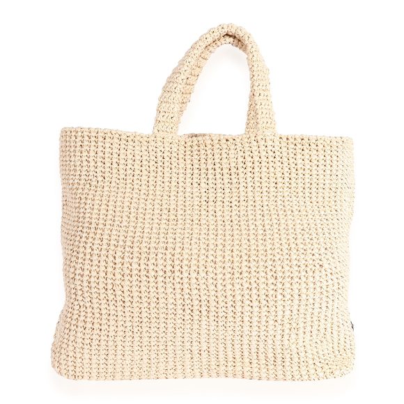 Prada Natural Raffia Logo Tote - Picture 4 of 7